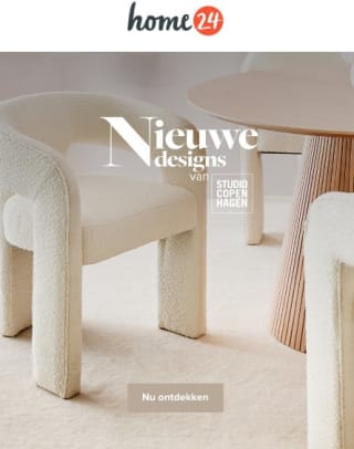 10% korting op alle nieuwe meubels van Studio Copenhagen bij Home24