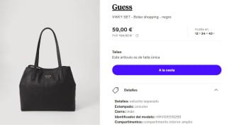 Bolso shopping Guess VIKKY por 59€