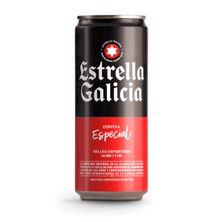 2ª unidad al 50% + envío gratis en Estrella Galicia pack 24 latas de 33cl