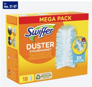 Swiffer Duster stofdoekjes navulling - 18stuks voor €2,99 bij de Aldi