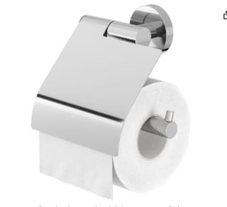 Tiger Boston Portarrollos con tapa Acero inoxidable pulido, 13.7 x 14 x 6.3 cm por 25,51€