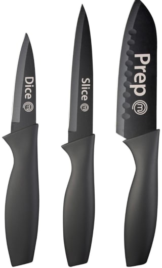 MasterChef Cuchillos Cocina, Juego de 3 Cuchillos de Chef por Verduras, Carne y Pelar por 9,34€.
