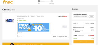 Consola Portátil Rog Ally Z1 Extreme por solo 629,99€