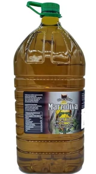Marzoliva Aceite suave de Orujo 5 litros por 11,19€.