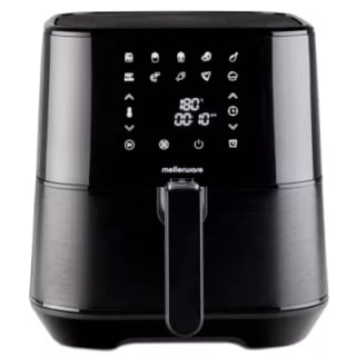 Mellerware - Freidora sin Aceite XL Crunchy! 1500W | 5,5L | 10 Programas Predefinidos | Temporizador Programable | Air Fryer 80-200ºC | Sin BPA/PFOA por 59.99€