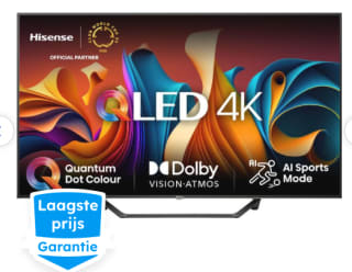 Hisense 65A7NQ - 65 inch - 4K QLED - 2024 voor €439 bij Ochama