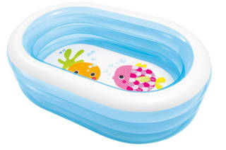 Piscina hinchable intex - My Sea Friends 163x107x46 cm por 10€