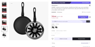 Set de 2 Sartenes INDUTHERM marca Fagor Doble Capa, de 20 y 26cm por 11,24€