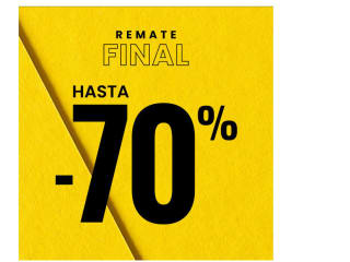 Remate final con descuentos de hasta 70% en Merkalcalzados