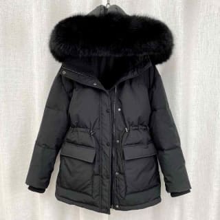 Parka de piel acolchada de algodón por 18,37€