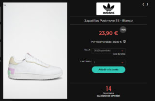 Adidas hasta 75% + 10€ EXTRA en tus compras ofertazas locas