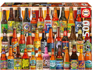 Puzzle de 500 Piezas cervezas artesanales marca Educa por 5€