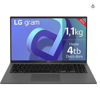Ordenador Portatil LG Gram 15Z90Q-G.AA75B Intel Evo Core i7-1260P/16GB/512GB SSD/15" por 1018.99€