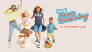 15-30% korting op alles bij Tumble 'N Dry