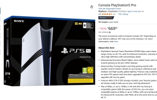 SONY PlayStation 5 Pro Console voor €699bij Amazon