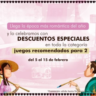 Descuentos en juegos de la mesa redonda por San Valentín