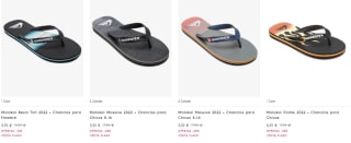 Chanclas Quiksilver y Roxy desde solo 4,19€ preciazos