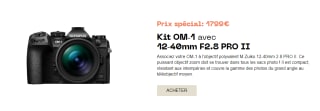Appareil photo hybride Olympus à 1.799€