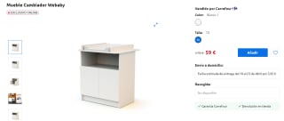 Mueble Cambiador Webaby por 59€