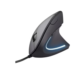 Trust Verto Ratón Vertical, Ratón Ergonómico con Cable USB 1000/1600 dpi Iluminación LED por solo 11,99€