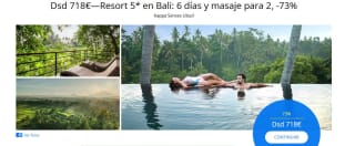 Resort 5* en Bali: 6 días y masaje para 2 desde 718€