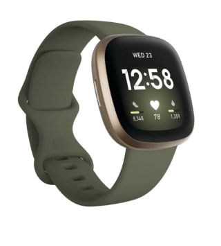 Fitbit Versa 3 Verde oscuro Smartwatch de salud y forma física por 129€