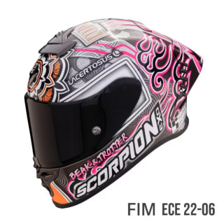 Casco SCORPION EXO R1 EVO FIM ARON CANET Homologación FIM y ECE22.06