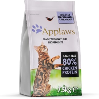 Applaws Adult Kip en eend kattenvoeding 7,5 kg voor €31,48 bij Amazon