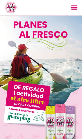 Regalo directo de experiencia al aire libre, con Casa Jardín