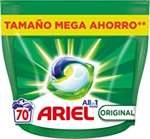 Ariel All-in-One Detergente Lavadora Líquido en Cápsulas/Pastillas, 70 Lavados por 20,13€