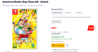 Asterix & Obelix: Slap Them All! voor €13,49 bij Bol.com