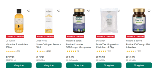 3 halen = 1 betalen bij Holland & Barrett