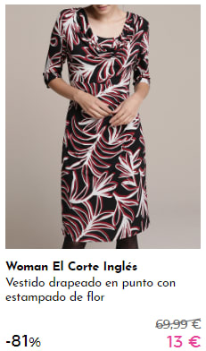 Vestidos de temporada Woman El Corte Inglés por 13€