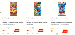 Diverse Pokémon Premium Collection en boosters tot 25% korting bij Bol.com