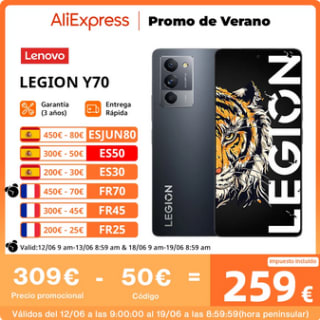 Lenovo Legión Y70 8Gb 128GB por solo 259€