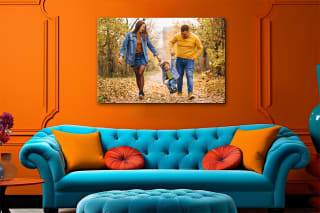 Foto op canvas 90x60 cm voor €16,99 incl. verzending
