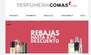 Rebajas de hasta 67% descuento en Perfumerias Comas