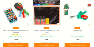 2+1 gratis op alle speelgoed bij Blokker