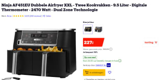 Ninja Airfryer AF451EU airdryer voor €227 bij Bol.com