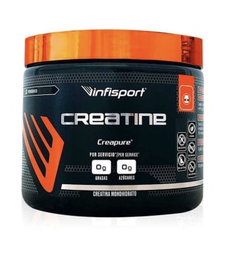 Infisport Creatina 300 gr - Creatina pura - 100 % Creapure - Mejora el rendimiento