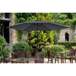 Feel furniture – Parasol – Kantelbaar – 3 meter – Donkergrijs voor €69,95 bij Dagknaller