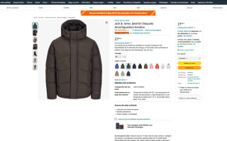 Chaqueta Jack & Jones Jjworld Amortiguadora Hombre por solo 27,69€