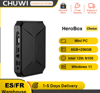 Chuwi Herobox Mini Pc Intel 12e N 100 8Gb Lpddr5 256G Ssd voor €83,09 dmv code bij Aliexpress
