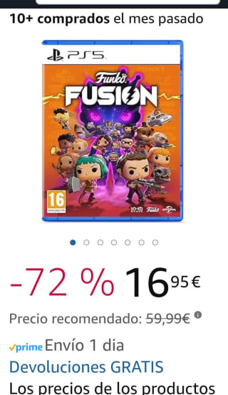 Funko Fusion PlayStation 5 por 16,10€.