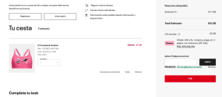 Sujetador G Crossback Graphic infantil por solo 11,98€