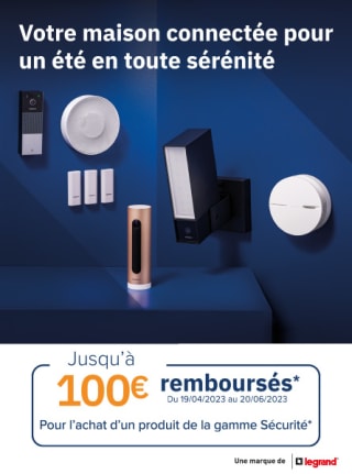 Jusqu'à 100€ remboursés sur une sélection de produits Netatmo