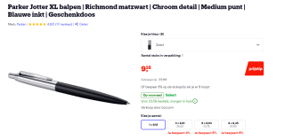 Parker Jotter XL balpen voor €9,18 bij Bol.com
