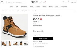 Timberland Sprint Trekker botas altas cuero por 49,99€