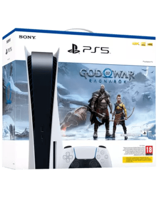 Pack Consola PS5 + God of War: Ragnarök+ base de carga para mandos de regalo + acumula 31.000 puntos extra live por 619,99€