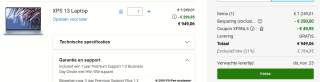 Dell XPS 13 inch i7, 16 GB RAM voor €949,06 dmv code bij Dell